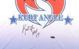 Kurt Angle Signed Jersey Inscribed "HOF 2017" / 1996 Olympic Gold Medal Atlanta