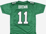 AJ Brown Autographed Kelly Green Pro Style Jersey - Beckett W Hologram *R1