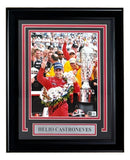 Helio Castroneves Signed Framed 8x10 IndyCar Series Photo BAS