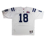 Peyton Manning Signed Indianapolis Colts Mitchell & Ness Authentic White Jersey