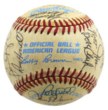 1984 Brewers (25) Yount, Sutton Authentic Signed Oal Baseball BAS #AC01897