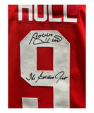 Bobby Hull Autographed/Signed Chicago Blackhawks Jersey Beckett 42201