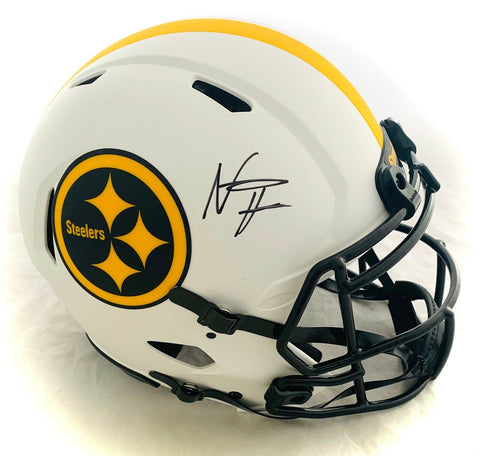 NAJEE HARRIS SIGNED STEELERS FS LUNAR ECLIPSE SPEED AUTHENTIC HELMET FANATICS