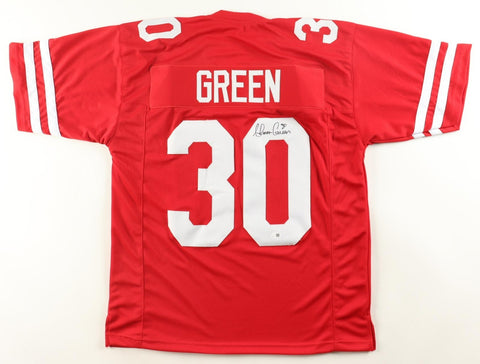 Ahman Green Signed Nebraska Cornhuskers Jersey (JSA) Green Bay Packers R.B.