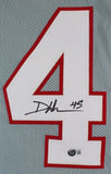 Devin White Signed Tampa Bay Buccaneers Gray Jersey (Beckett) #5 Draft Pck 2019
