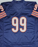Chicago Bears DAN HAMPTON Signed Custom Replica Navy Jersey w/ HOF 2002 - BAS