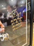 Drew Brees Autographed 16x20 Photo w/ Stats Inscriptions Framed Fanatics COA