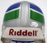 Steve Largent Autographed Seattle Seahawks Mini Helmet "HOF 95" MCS Holo #68044