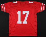 Jerome Baker Signed Ohio State Buckeyes Jersey (JSA COA) Dolphins 3rd Rd Pk 2018