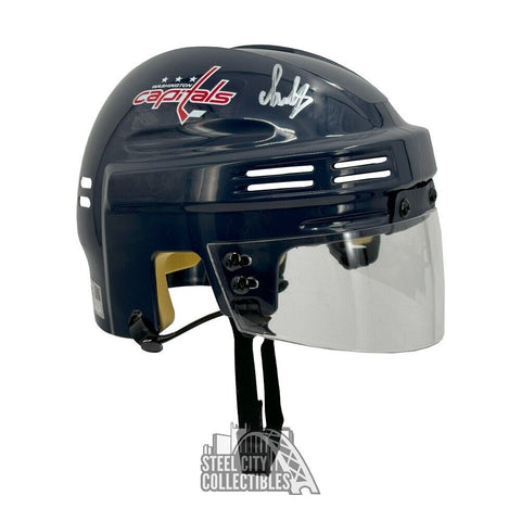 Alexander Ovechkin Autographed Washington Mini Hockey Helmet - Fanatics