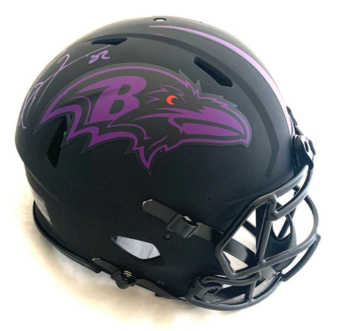 RAY LEWIS SIGNED RAVENS FS ECLIPSE SPEED AUTHENTIC HELMET BECKETT #WG68672