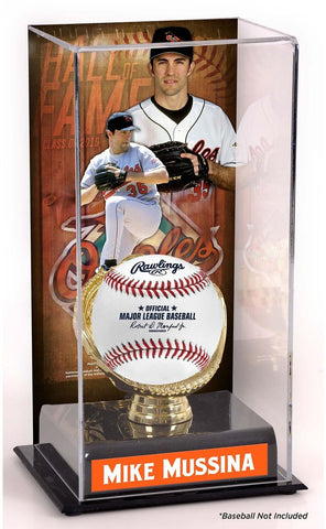 Mike Mussina Baltimore Orioles Hall of Fame Sublimated Display Case with Image