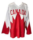 Phil Esposito Canada Signed White Hockey Jersey HOF 84 Insc Sports Integrity