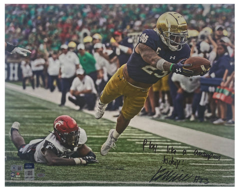 Kyren Williams Autographed / Inscribed 16" x 20" Photo Beckett / GDL LE 23/23