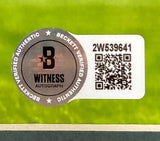 Saquon Barkley Signed Framed 16x20 Eagles Kelly Green Photo 2 BAS ITP