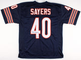 Gale Sayers Signed Bears Jersey (Beckett QR) Kansas Comet / Hall of Famer / R.B.