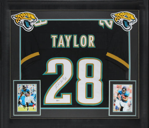 Fred Taylor Authentic Signed Black Pro Style Framed Jersey BAS Witnessed