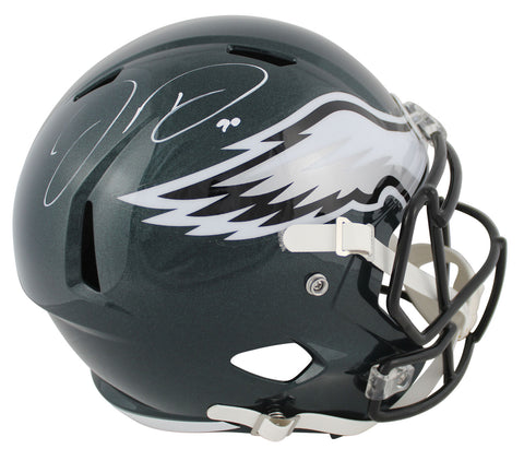 Eagles Jordan Davis Authentic Signed Full Size Speed Rep Helmet BAS Witnessed