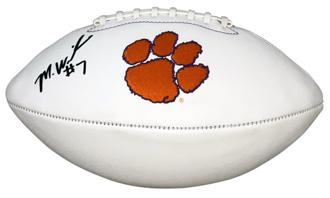 MIKE WILLIAMS AUTOGRAPHED SIGNED CLEMSON TIGERS LOGO FOOTBALL BECKETT