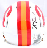 Mike Alstott Signed Buccaneers 76-96 Speed Mini Helmet W/A-Train-Beckett W Holo