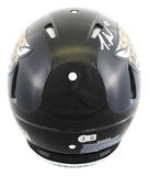 Jaguars Travis Hunter Signed Full Size Speed Proline Helmet W/ Case BAS Witness