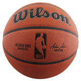 Celtics Kevin McHale "3x NBA Champ" Signed Wilson Basketball BAS Witnessed