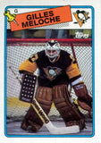Gilles Meloche Signed Penguins Jersey (JSA) Pittsburgh Goalie 1985-1988