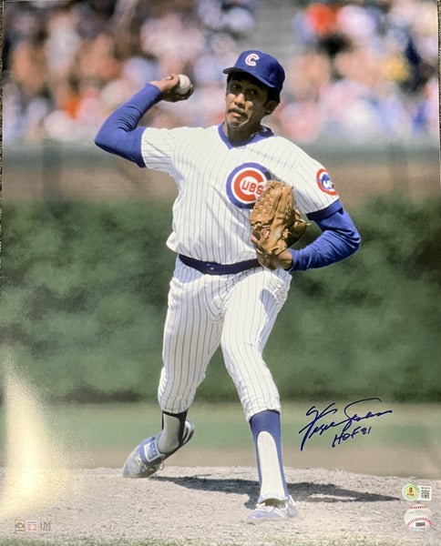 FERGIE JENKINS Signed 16x20 Photo #1 - Chicago Cubs Hall of Fame Pitcher - BAS