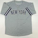 Autographed/Signed TINO MARTINEZ New York Grey Jersey PSA/DNA COA Auto