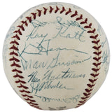 1953 Giants (29) Mays, Irvin Authentic Signed Giles Onl Baseball JSA #BB19810