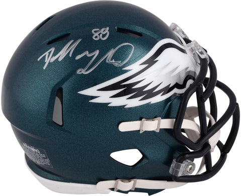 Dallas Goedert Philadelphia Eagles Signed Riddell Speed Mini Helmet
