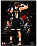 TRAE YOUNG Autographed Atlanta Hawks "Flex" 16 x 20 Photo PANINI LE 111