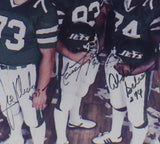 Multi-Signed New York Jets Framed 16x20 NFL Photo - Joe Klecko, Mark Gastineau