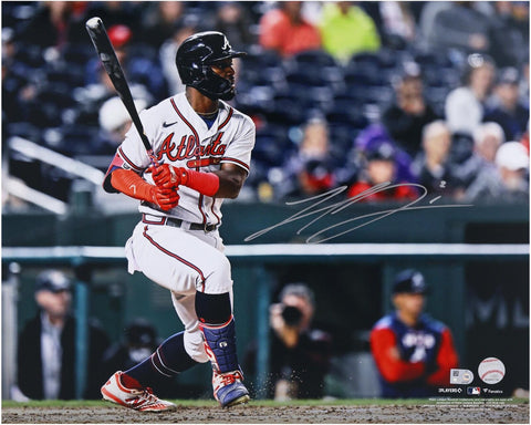 Michael Harris Atlanta Braves Autographed 16" x 20" Hitting Photograph