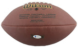 Ravens Ray Lewis Authentic Signed Wilson Super Grip Football W/ Case BAS Witness
