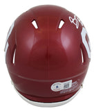 Oklahoma Brian Bosworth Authentic Signed Speed Mini Helmet BAS Witnessed