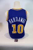 Tim Hardaway Autographed Custom Golden State Warriors Jersey JSA COA