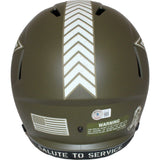 Tony Dorsett Signed Dallas Cowboys F/S Salute 22 Helmet Beckett 40968