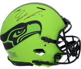 Jaxon Smith-Njigba Autographed Seahawks 'RAVE' Authentic Speed Helmet Fanatics