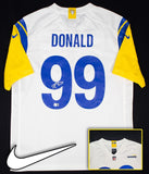 Aaron Donald Signed Los Angeles Rams Nike NFL Replica Game Jersey (Beckett) D.T.