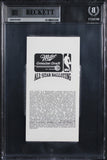 Magic Johnson "1992 ASG MVP" Signed 1992 NBA All Star Game Ticket Stub BAS Slab