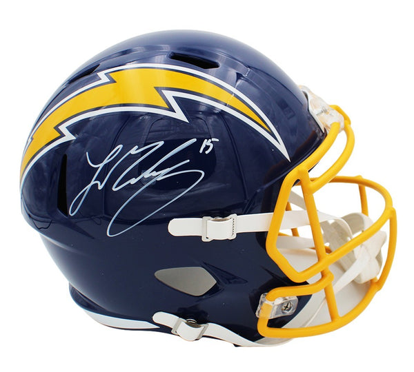 Ladd McConkey Signed Los Angeles Chargers Speed Full Size TB 74-87 NFL Helmet