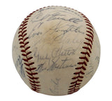 Mickey Mantle, Pee Wee Reese Multi-Signed Spalding MLB Baseball 23 Sigs -JSA LOA