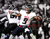 Michael Penix Jr. Autographed 16x20 Photo Falcons (Smudged) Beckett Witness 2W90