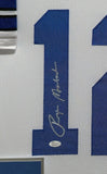 FRAMED DALLAS COWBOYS ROGER STAUBACH AUTOGRAPHED SIGNED JERSEY JSA COA
