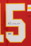 Patrick Mahomes Signed Kansas City Chiefs LED Framed Nike Red NFL Jersey