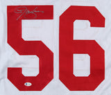 Lawrence Taylor Signed New York Giants Jersey (Beckett COA) 2xSuper Bowl Champ
