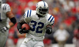 Edgerrin James Signed Indianapolis Colts Alternate Jersey (JSA COA)4xPro Bowl RB