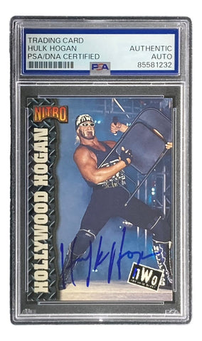 Hulk Hogan Signed 1999 Topps WCW NWO #33 Trading Card PSA