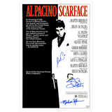 Al Pacino, Michelle Pfeiffer Steven Bauer Autographed 1983 Scarface 16x24 Poster